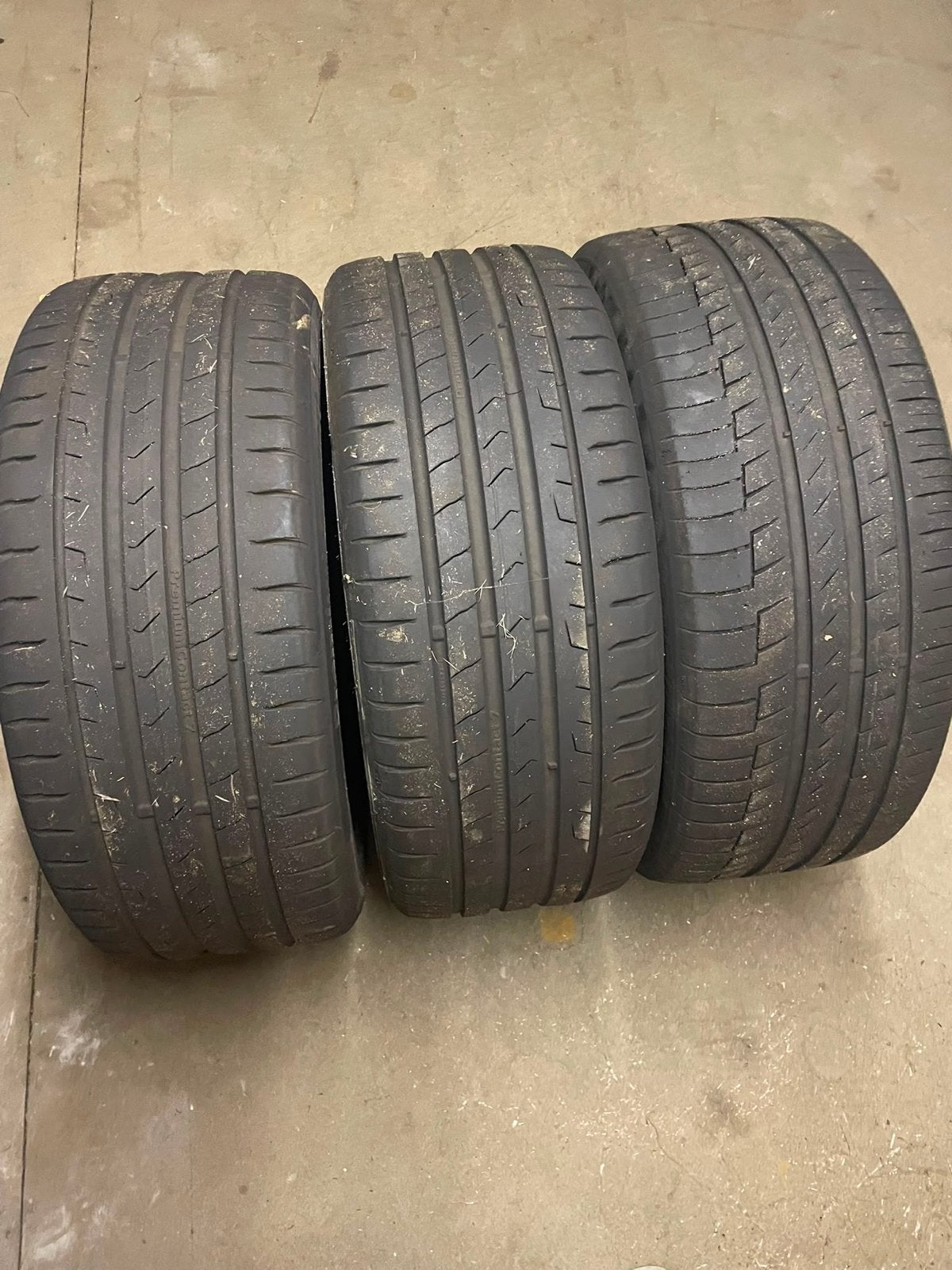 3 Continental autobanden 225/45 R17, Ophalen of Verzenden, Gebruikt