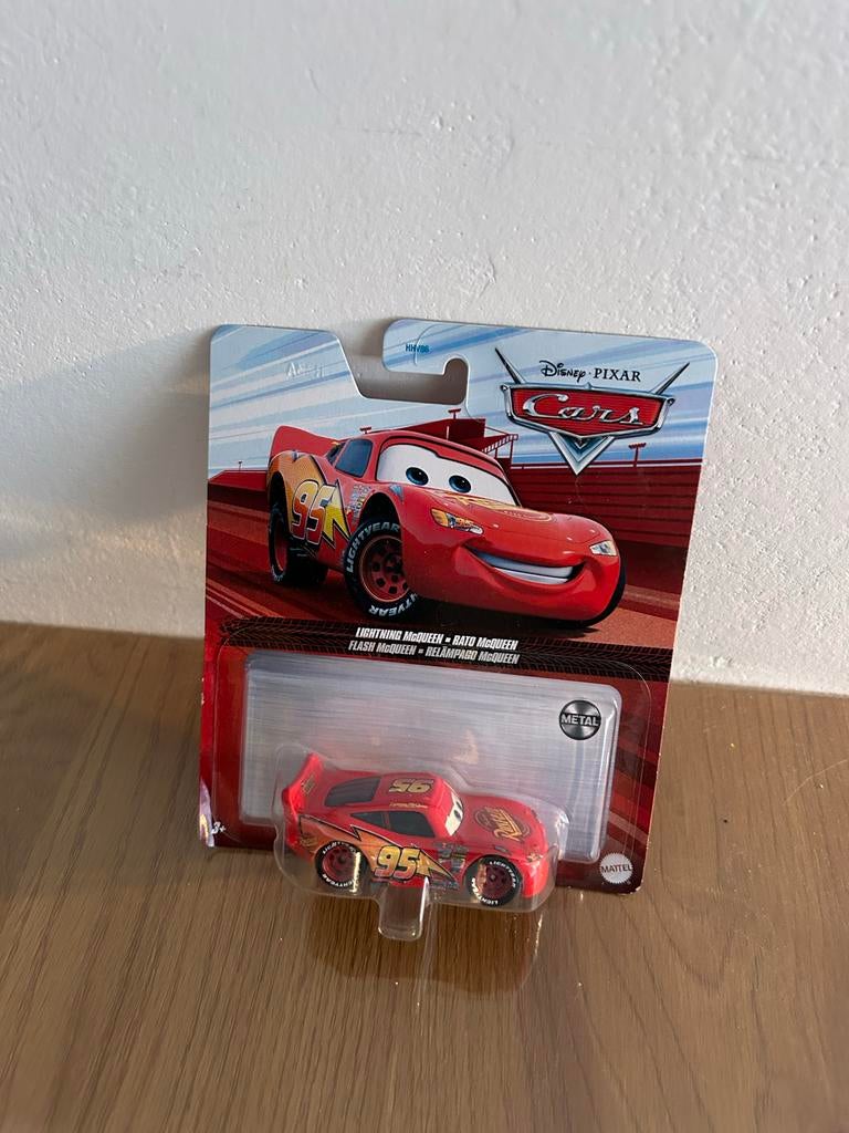 Mattel Disney Pixar Cars Bliksem McQueen Metalen Auto, Ophalen of Verzenden, Nieuw