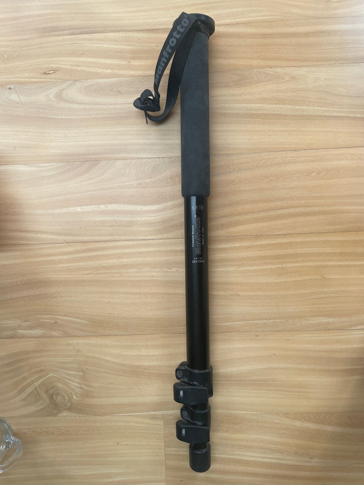 Manfrotto 681B Eenpootstatief, Gebruikt, Eenpoot, Ophalen of Verzenden, 175 cm of meer