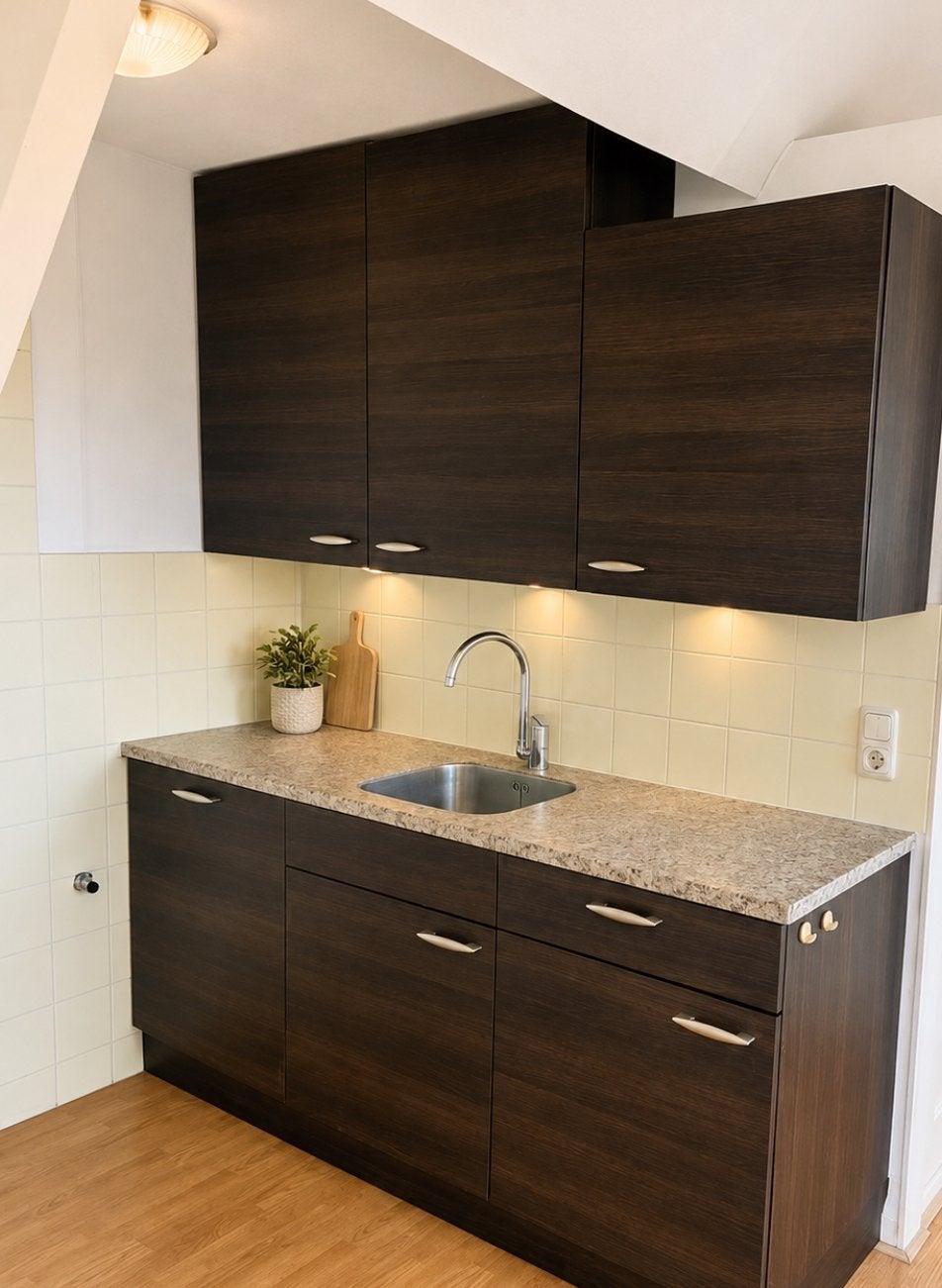 Complete Bruynseel Keuken, Ophalen, Gebruikt, Bruin, Enkelwandige keuken
