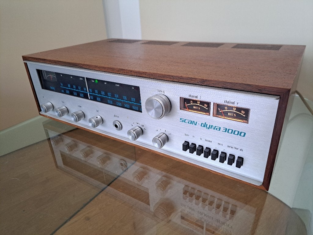 Vintage Scan-Dyna 3000 Receiver, Overige merken, Gebruikt, Ophalen of Verzenden, Minder dan 60 watt