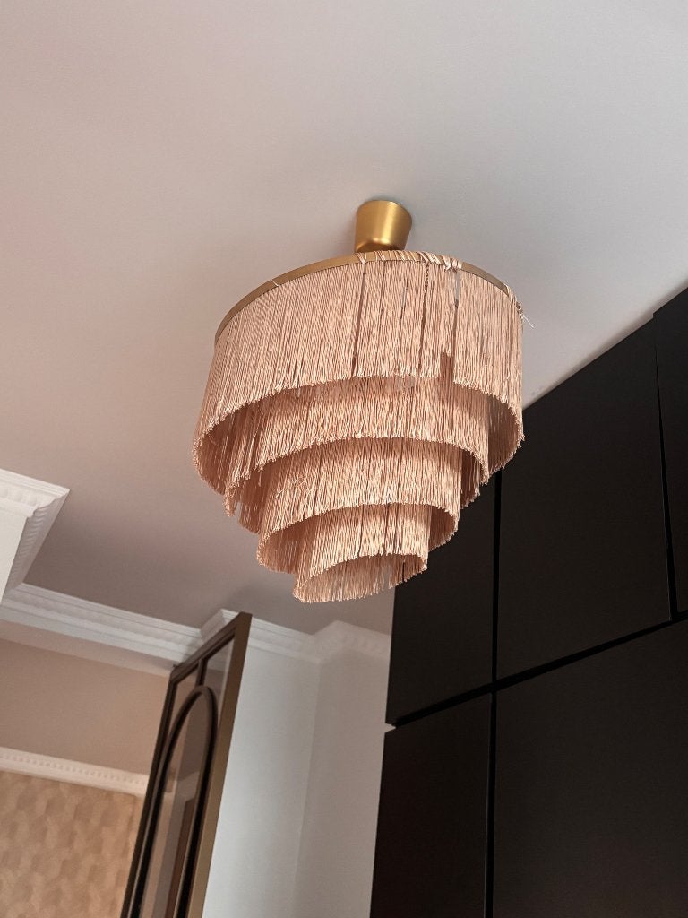 Fringe ceiling lamp, Ophalen, Gebruikt, Boho, E27 (groot)