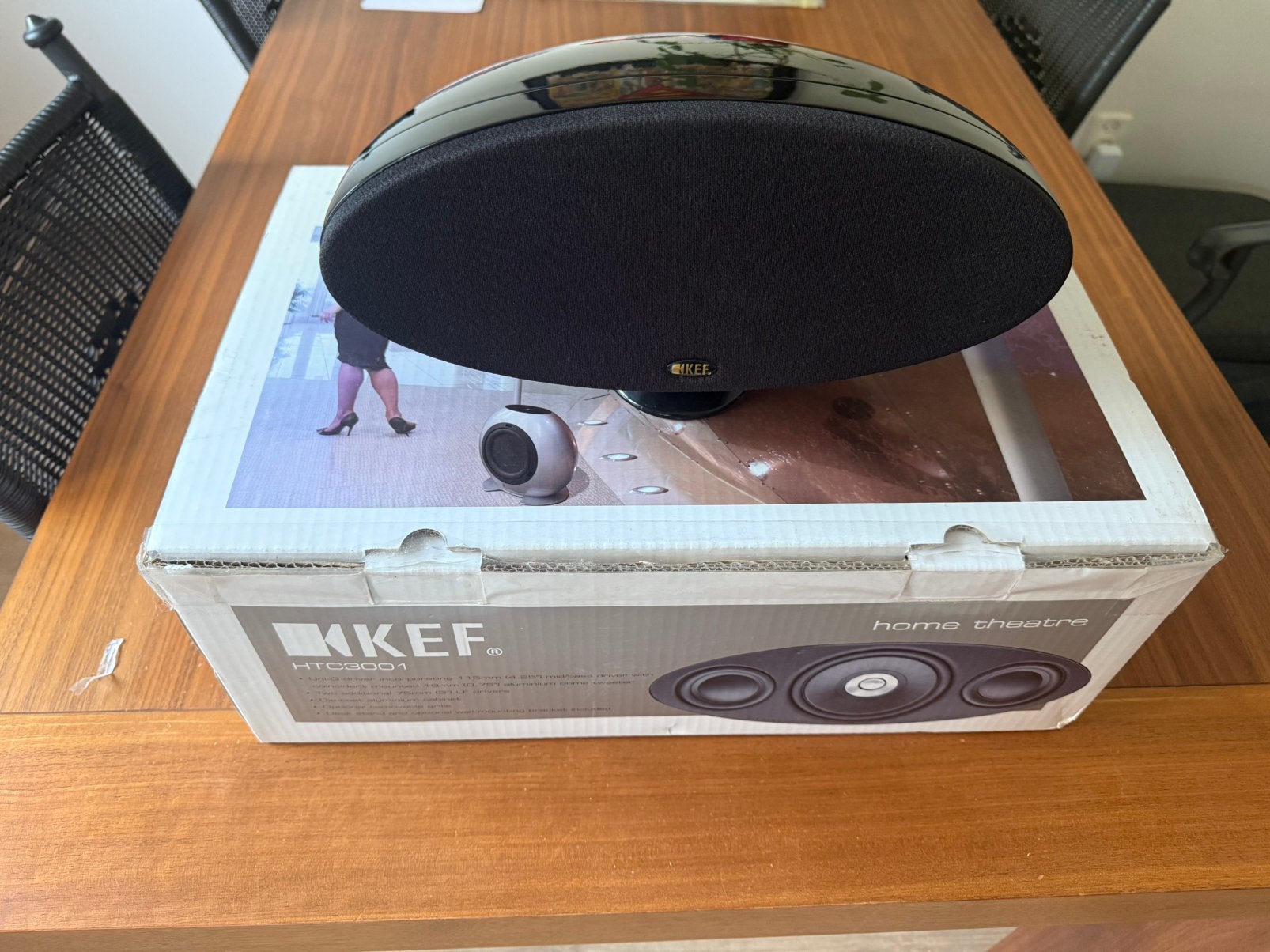 KEF KHT3005 - HTC3001, Ophalen of Verzenden, Gebruikt, Overige merken
