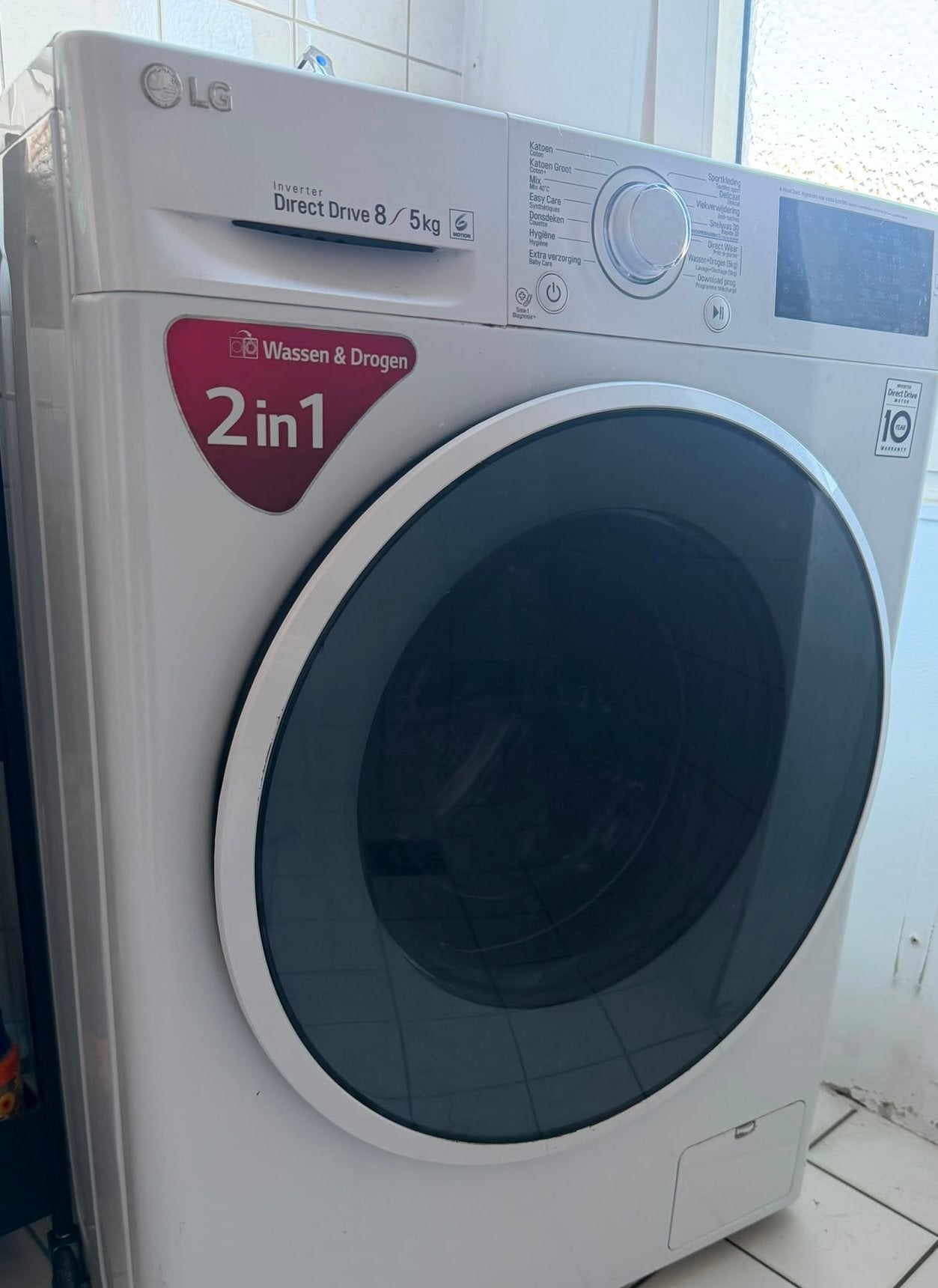 LG direct drive 5 kg wasmachine, Ophalen, Zo goed als nieuw, 85 tot 90 cm