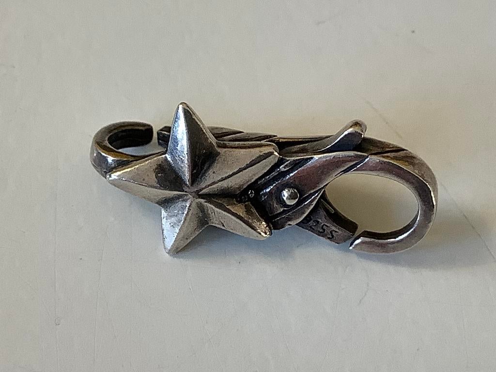 Trollbeads whisful sky slotje met ster., Sieraden, Tassen en Uiterlijk, Bedels, Ophalen of Verzenden, Zo goed als nieuw, Zilver