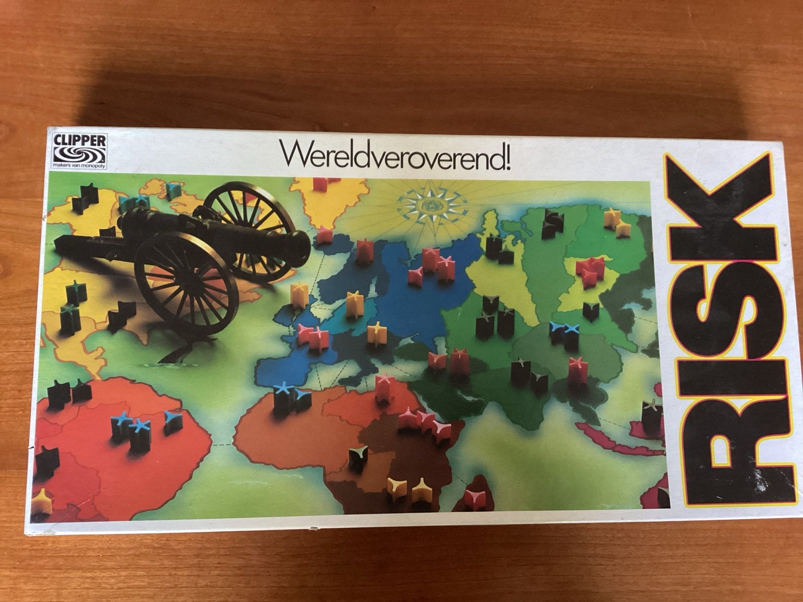 Clipper Risk - Wereldveroverend! (Witte doos, compleet), Hobby en Vrije tijd, Gezelschapsspellen | Bordspellen, Drie of vier spelers