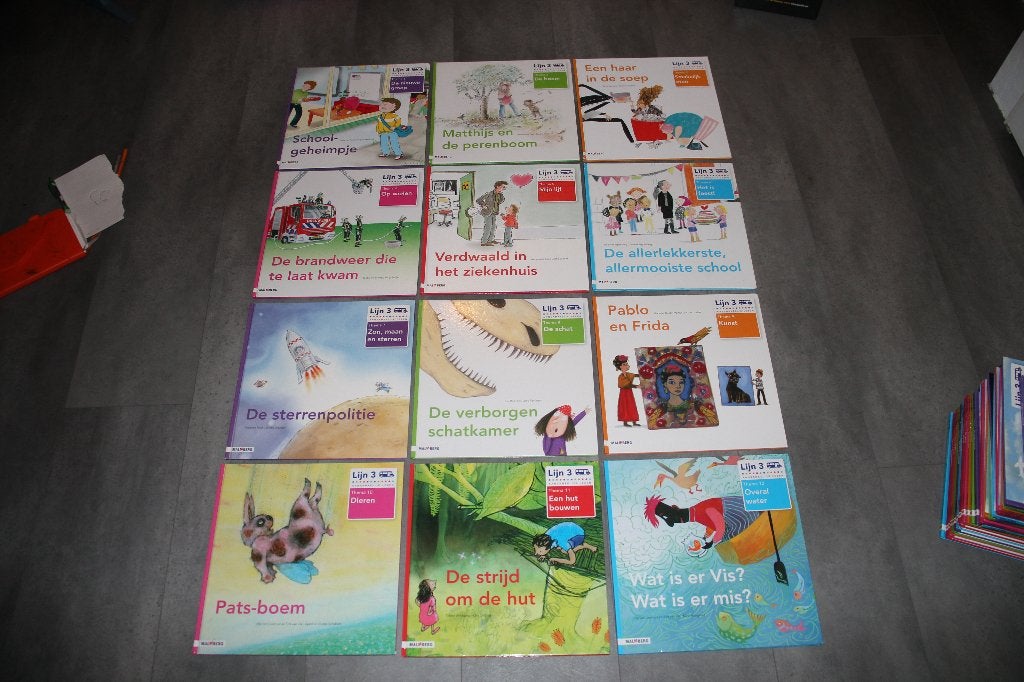 Malmberg Lijn 3 prentenboek - thema 1 tm 12, Malmberg, Ophalen of Verzenden, Zo goed als nieuw, Nederlands