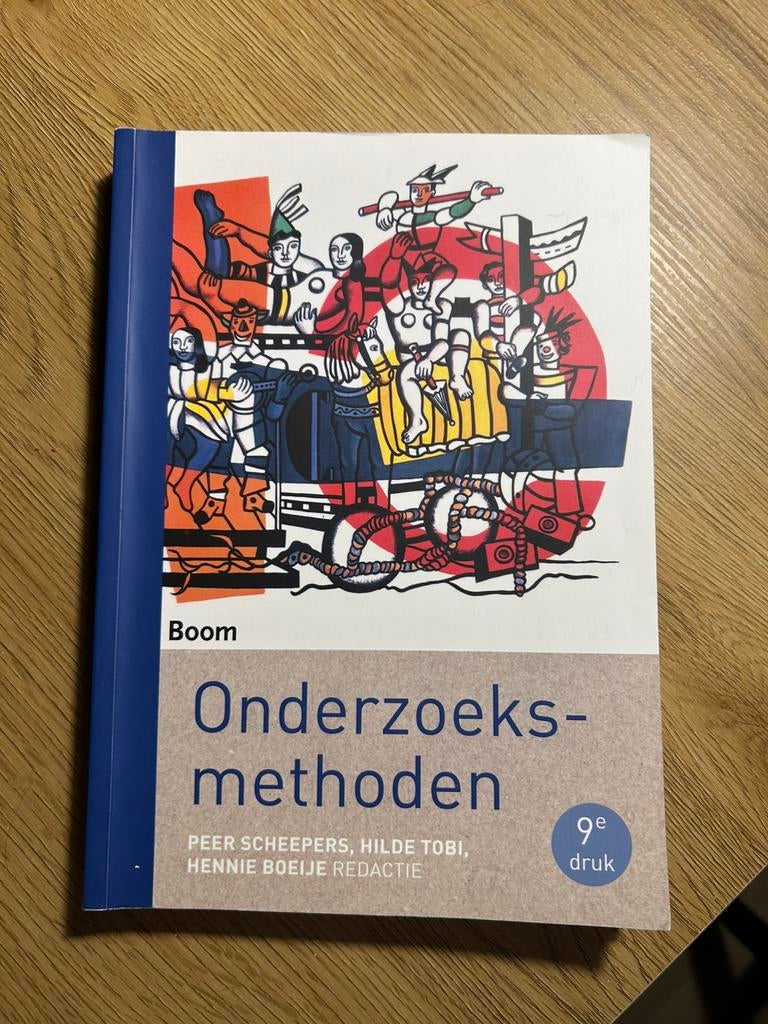 Onderzoeksmethoden 9e druk, Boeken, Ophalen of Verzenden, Beta, Zo goed als nieuw, WO