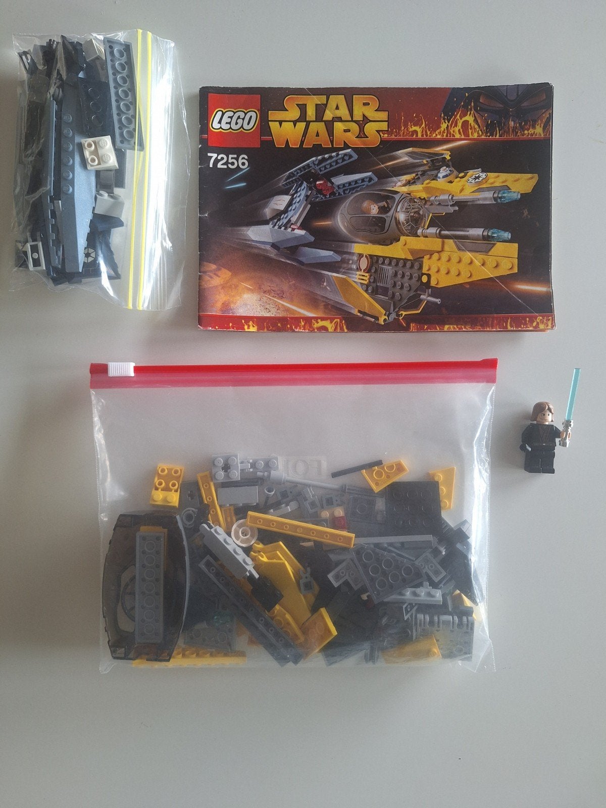 Lego Star Wars 7256 Jedi Starfighter met Anakin minifiguur, Star Wars, Verzenden, Lego, Zo goed als nieuw