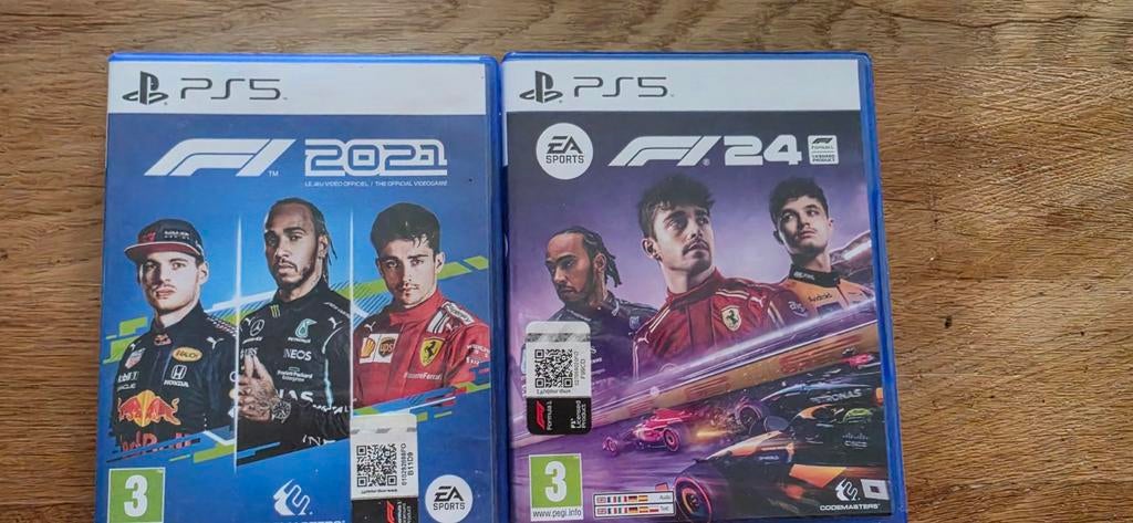 F1 2021 & F1 24 PS5 Games - Zo goed als nieuw, Online, 1 speler, Racen en Vliegen, Ophalen of Verzenden