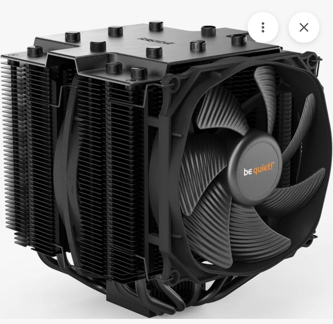 Be Quiet Dark Pro 4 CPU Air Cooler with 2 Fans, Computers en Software, Computerkoelers, Ophalen of Verzenden, Zo goed als nieuw