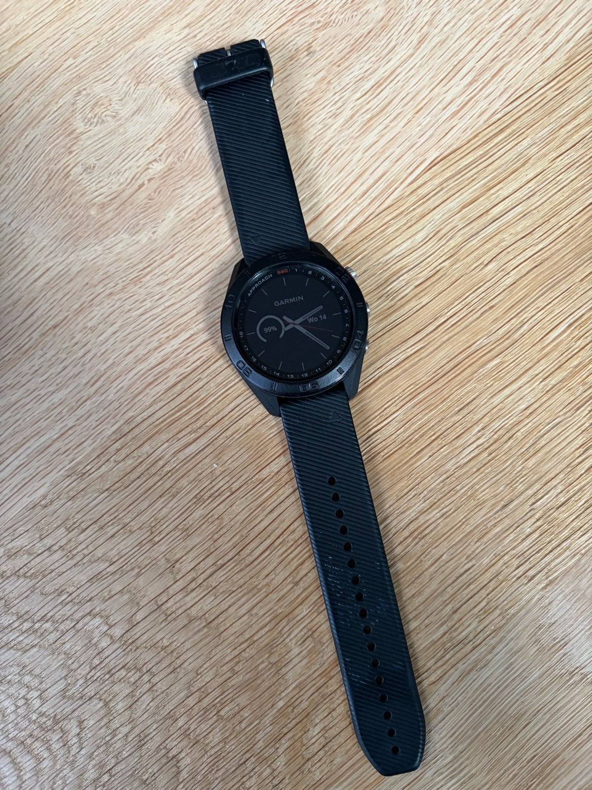 Garmin Approach S60 GPS Golfhorloge - Zo goed als nieuw, Afstand, Zwart, Ophalen of Verzenden, Zo goed als nieuw
