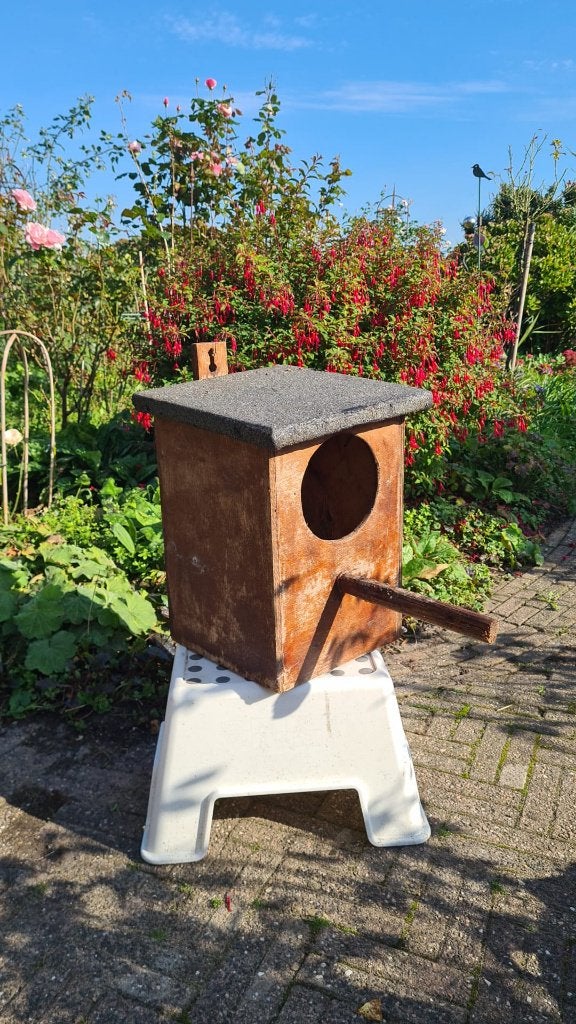 nestkast bosuil uil torenvalk holenduif eend, Ophalen of Verzenden, Gebruikt
