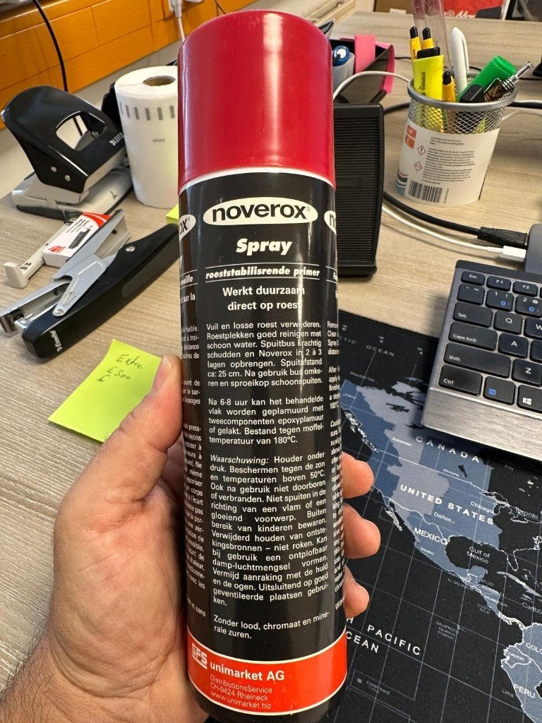 Noverox Roestomvormer / Roestwerende Primer Spray 400ml–, Ophalen