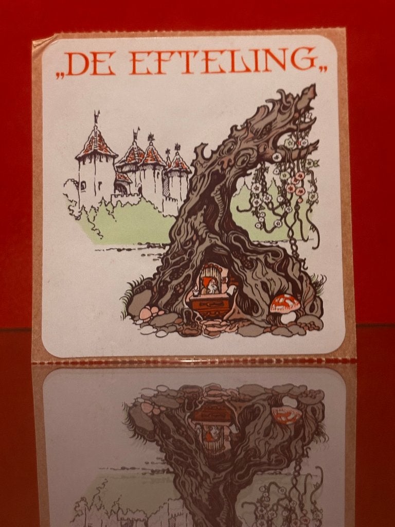 Sticker De Efteling sprookjesboom kabouterboom kasteel 7x7cm