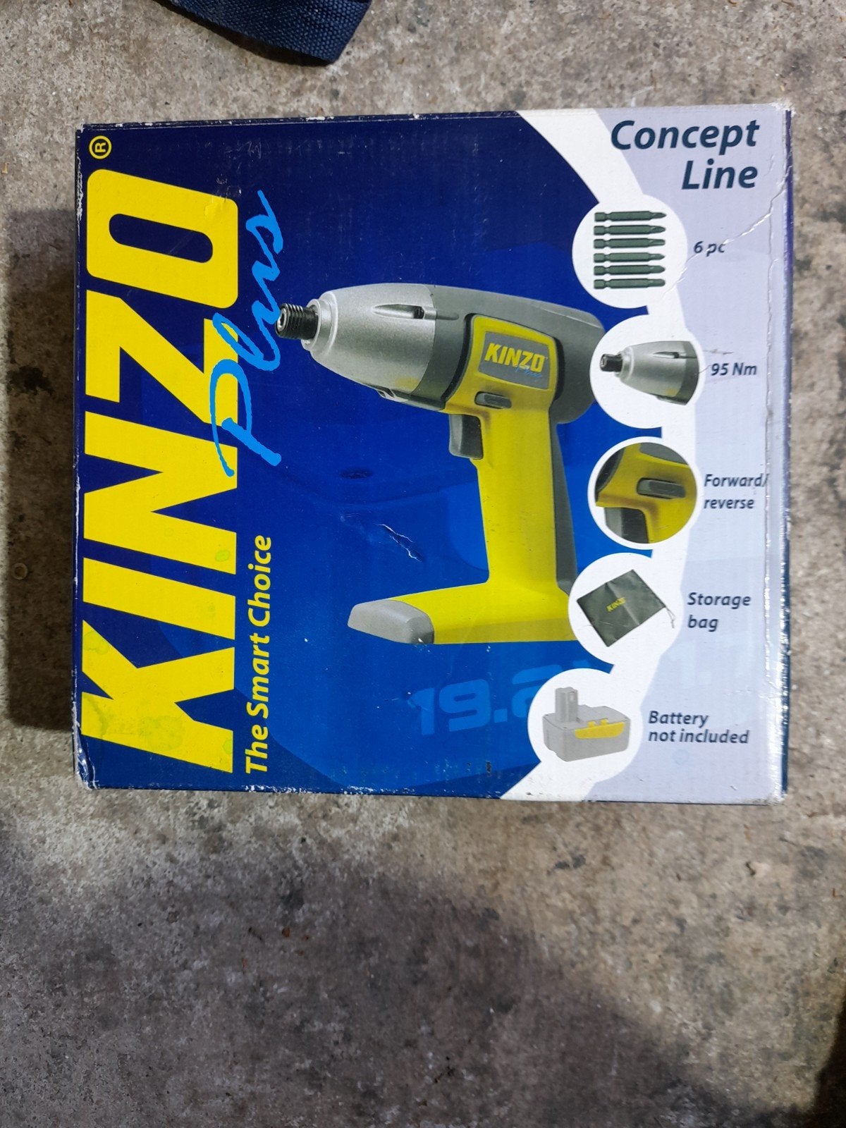 Kinzo Plus Concept Line Slagmoersleutel - Zonder Accu, Variabele snelheid, Overige typen, Nieuw, Ophalen of Verzenden