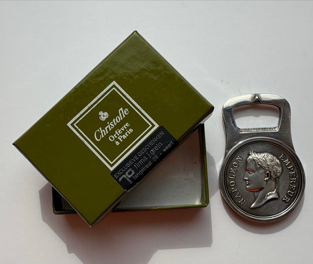 Flesopener Christofle Gallia Napoleon Empereur, Antiek en Kunst, Ophalen of Verzenden