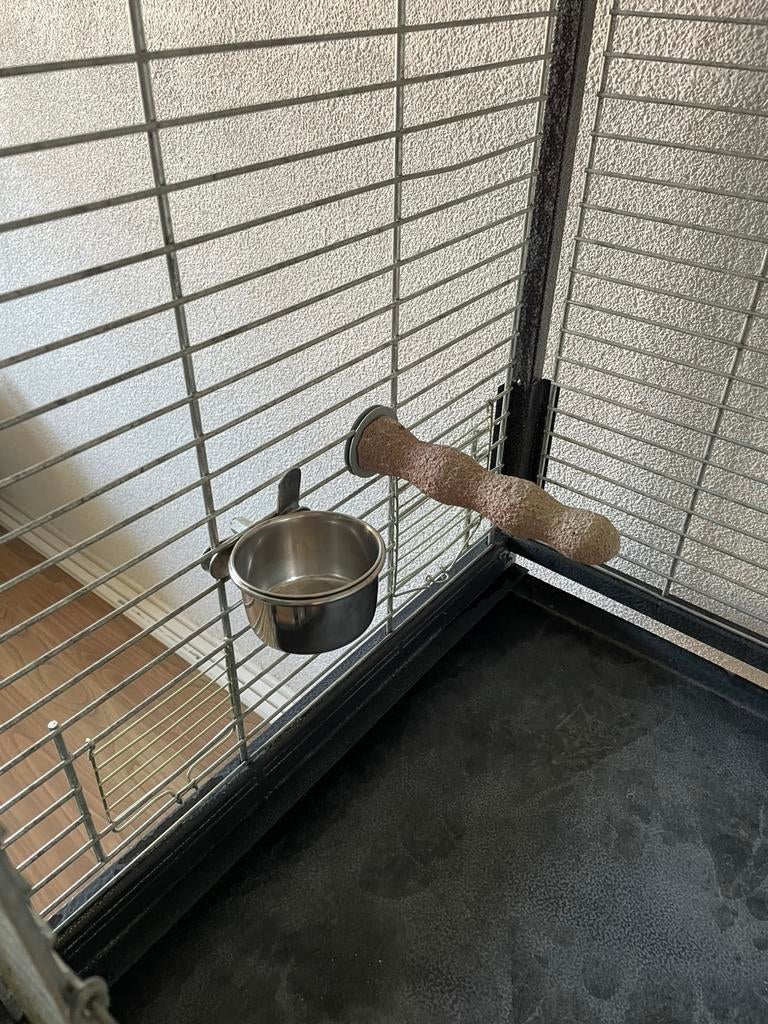 Vogelkooi / Papegaaienkooi - 160 x 54 x 54, Dieren en Toebehoren, Ophalen, Gebruikt, Metaal, Vogelkooi