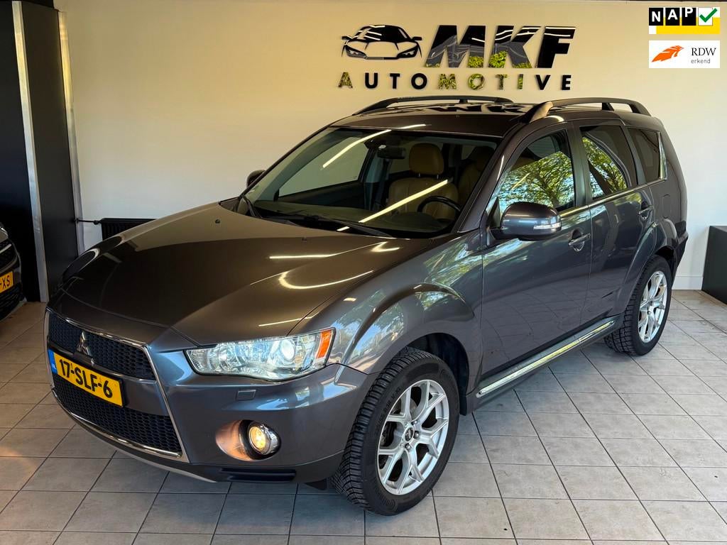 Mitsubishi Outlander 2.2 DI-D TECH EDITION ECC/LEER/XENON!, Auto's, Voorwielaandrijving, Euro 5, 4 cilinders, 2000 kg