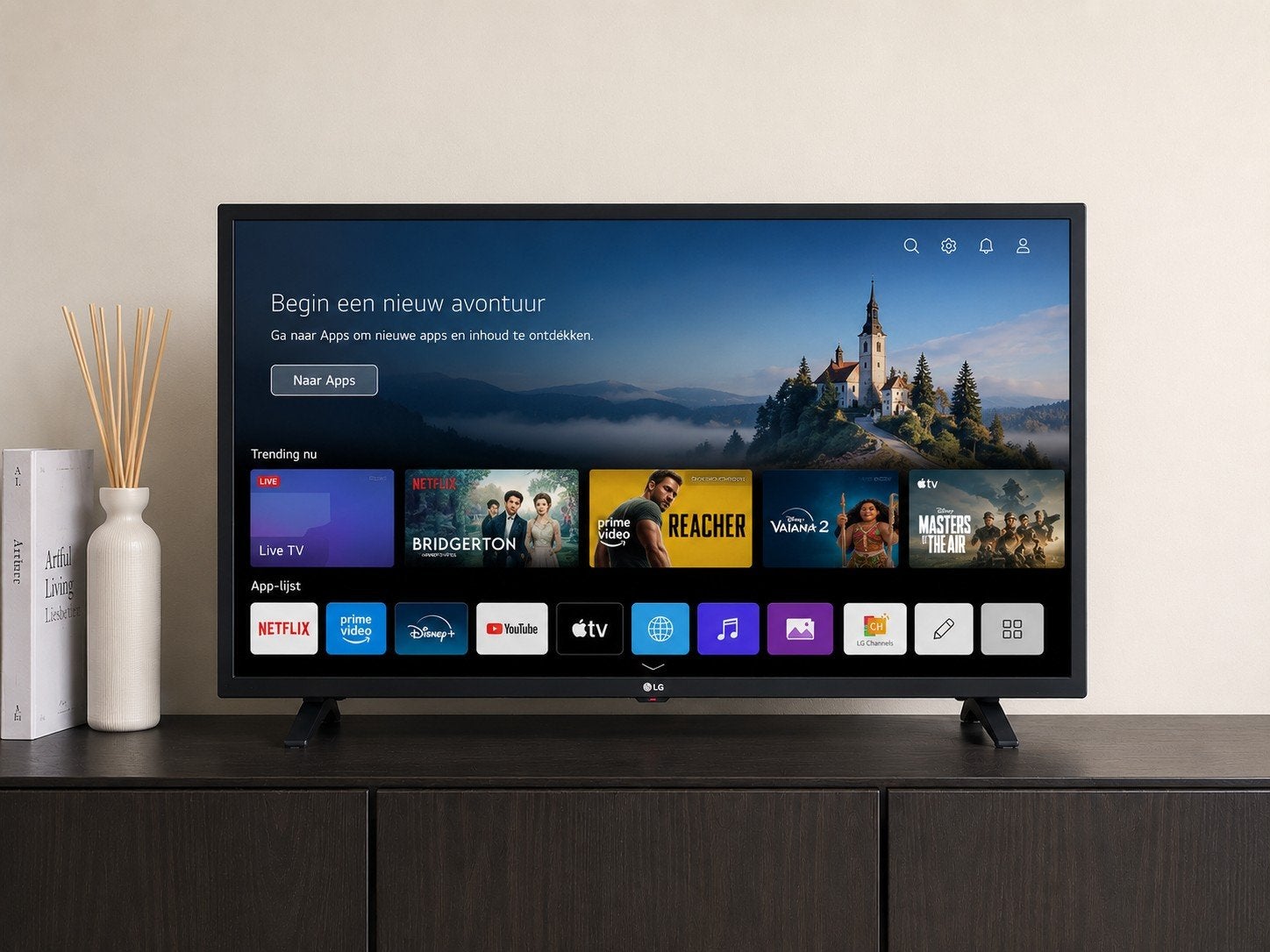 LG 32 inch - Full HD - incl. afstandsbediening, Ophalen, LED, 50 Hz, 80 tot 100 cm