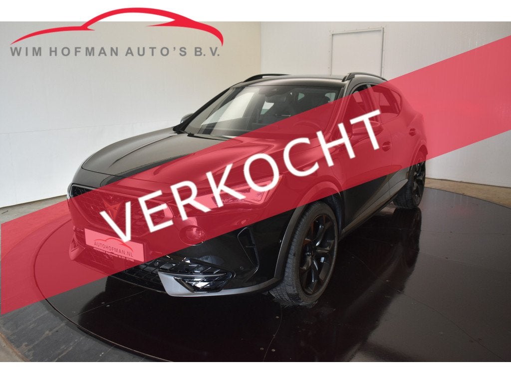 CUPRA Formentor VZ 245PK Black Ed El AKlep Cupra Stuur 360º, Auto's, Cupra, Gebruikt, 4 cilinders, Zwart, Hybride Elektrisch/Benzine