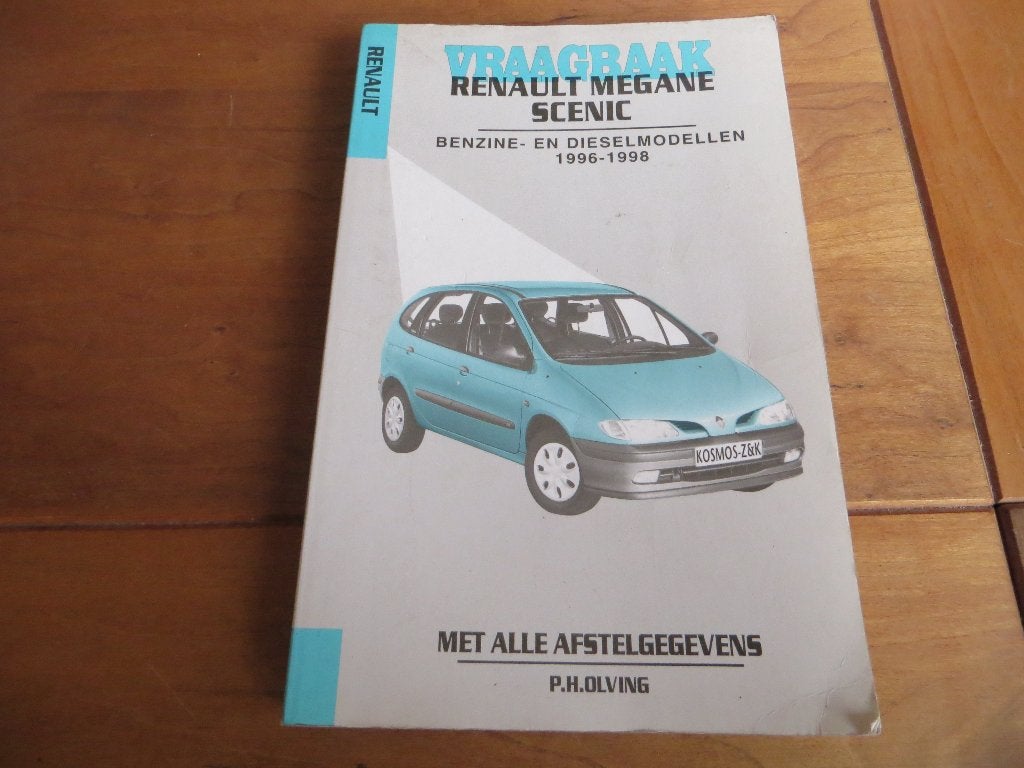 Vraagbaak Renault Megane Scenic benzine, diesel 1996-98 mooi, Auto diversen, Ophalen of Verzenden