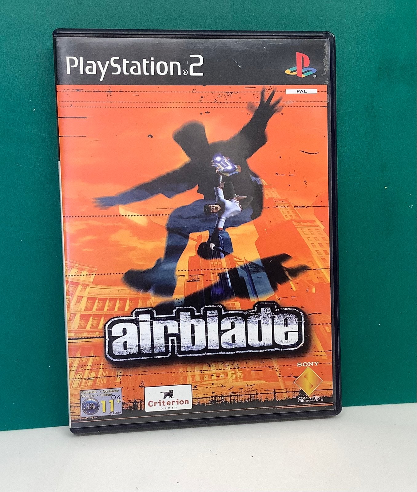 PlayStation 2 Spel : Airblade Skateboard. Compleet, Gebruikt, 1 speler, Ophalen of Verzenden, Vanaf 3 jaar