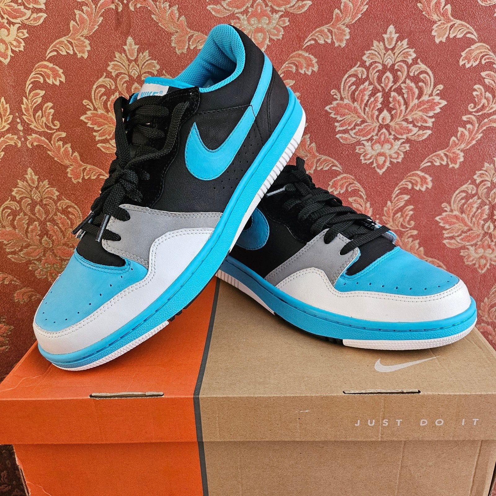 Nike Stussy Court Force Low - Nieuw mt.46  StockX 2006, Blauw, Nike, Nieuw, Ophalen of Verzenden