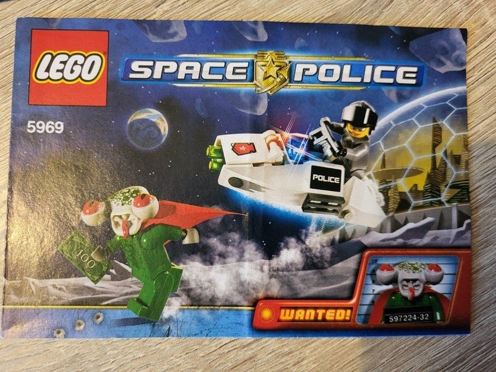 Lego Space Police 5969 met instructieboekje, Ophalen of Verzenden, Gebruikt, Overige merken