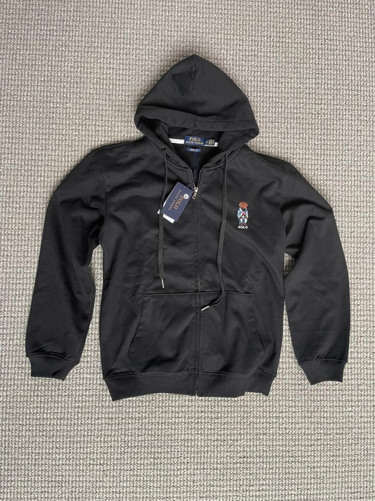 Polo Ralph Lauren Hoodie Zwart met Polo Bear - Maat M, Kleding | Heren, Truien en Vesten, Maat 48/50 (M), Zwart, Nieuw, Ophalen of Verzenden