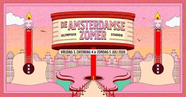 Amsterdamse zomer ticket, Tickets en Kaartjes, Concerten | Pop, Eén persoon, Juli