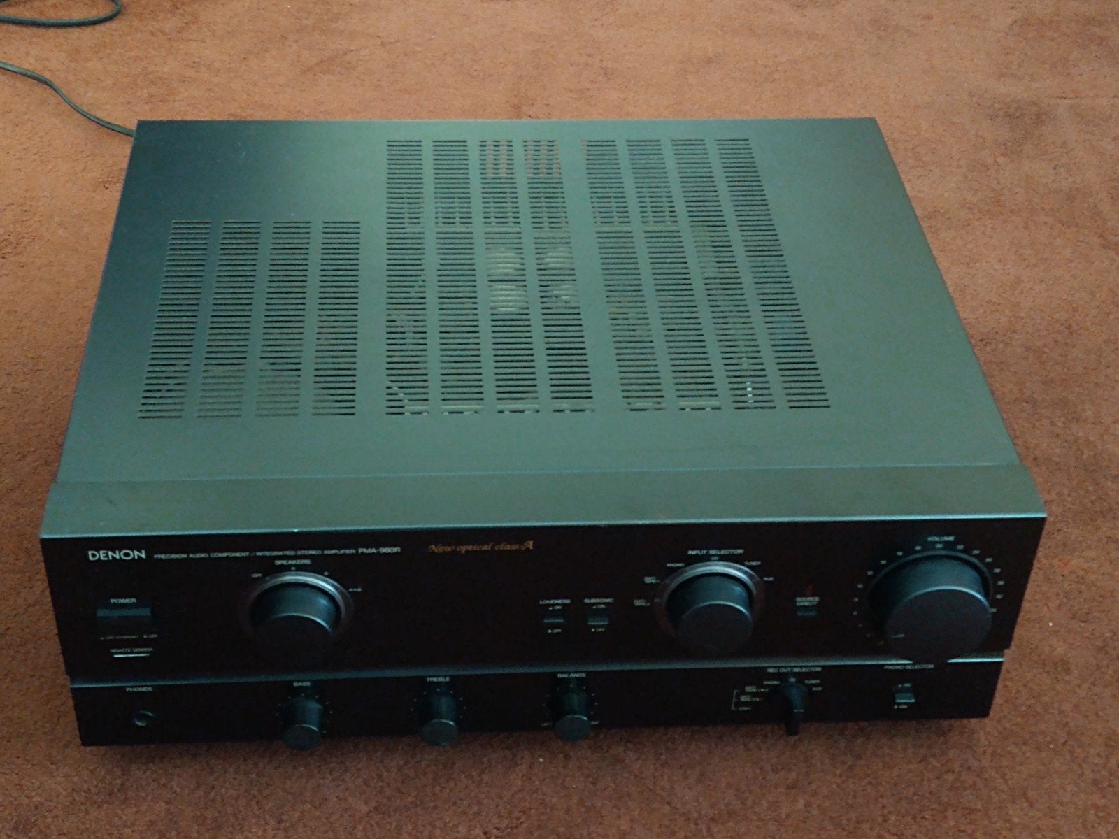 Denon PMA-980R +a.b.  z.g.a.n. 2x90w rms, Denon, Ophalen of Verzenden, Zo goed als nieuw, 60 tot 120 watt
