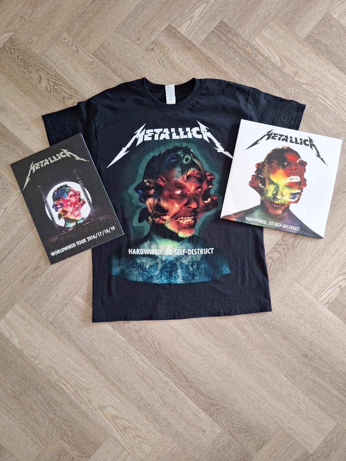 Metallica WorldWired Tour Dubbel LP + Boek + Shirt, Ophalen of Verzenden