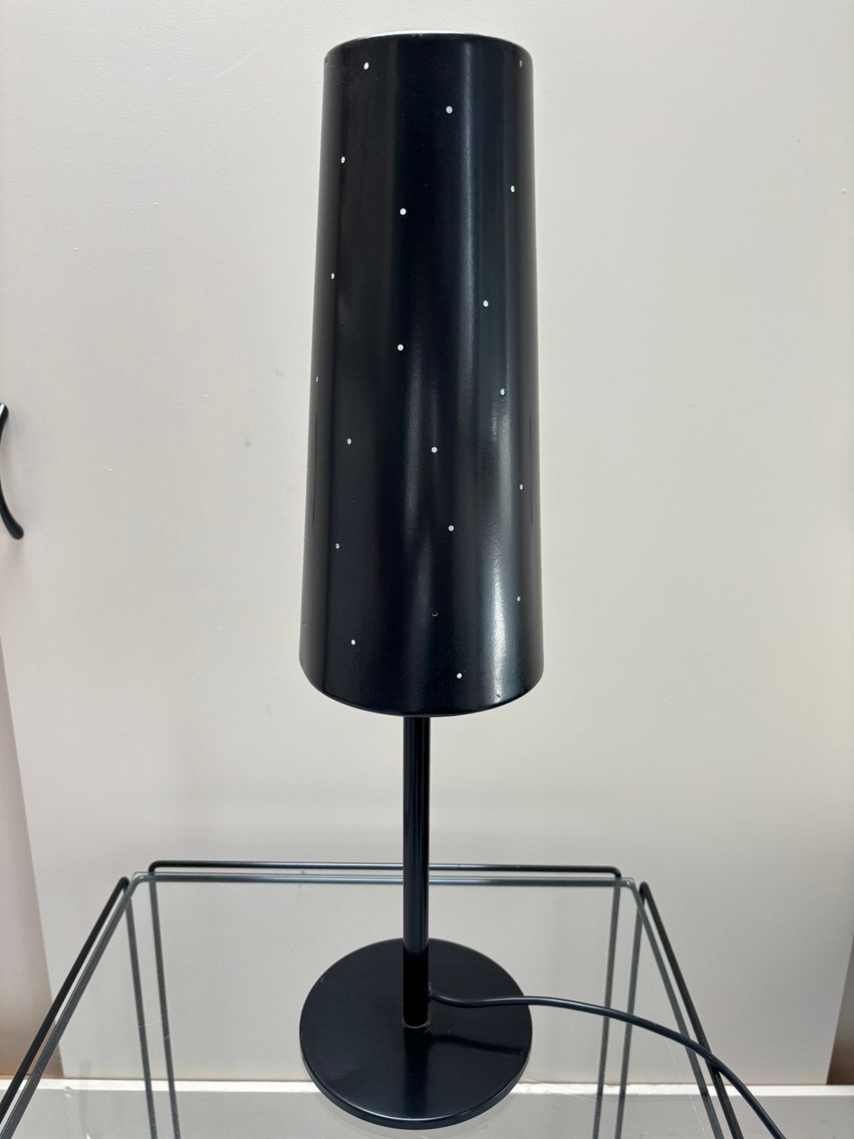 Ikea vintage Tallvik tafellamp ontwerper Anne Nilsson, Gebruikt, Vintage, Ophalen of Verzenden, Zwart