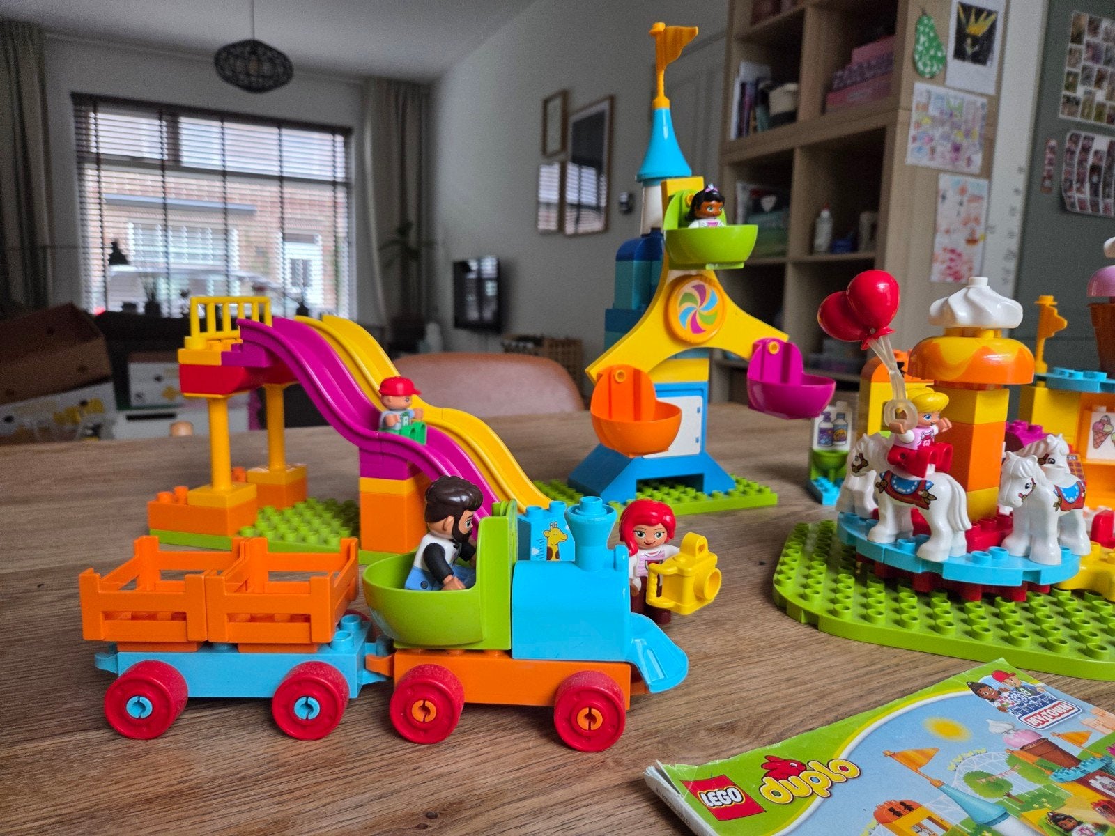 Lego Duplo Kermis (10840) - Compleet met boekje, Kinderen en Baby's, Ophalen of Verzenden, Gebruikt