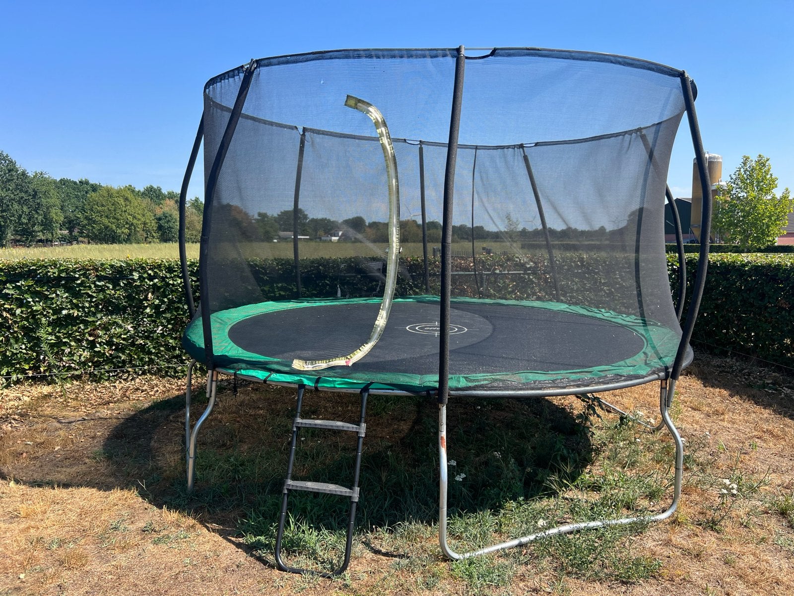 Crivit Trampoline 400cm met Veiligheidsnet - Gebruikt, Ophalen, Gebruikt