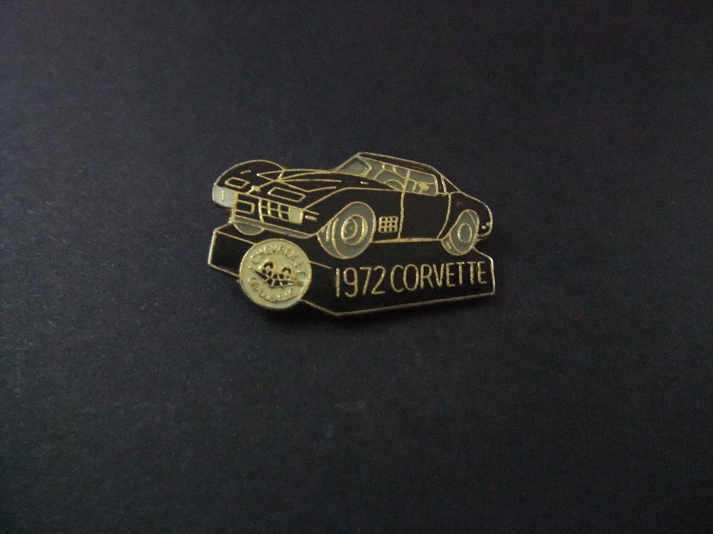 Chevrolet Corvette 1972 sportwagen, pin, Ophalen of Verzenden, Gebruikt, Overige onderwerpen
