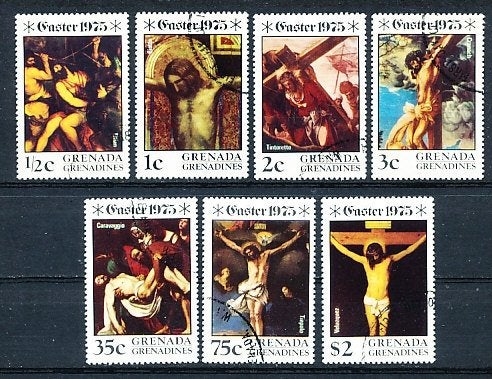 Grenada Grenadines 1975 M63-69 gest., Ophalen of Verzenden, Gestempeld, Midden-Amerika
