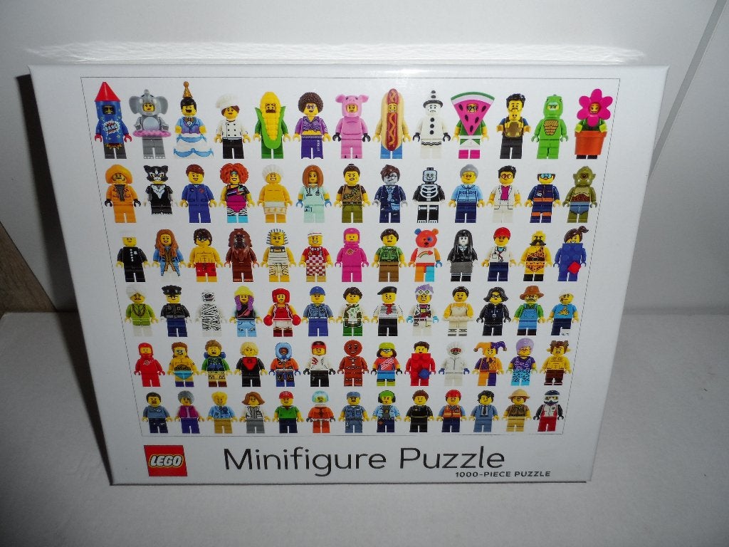 Puzzel met Lego minifiguren / poppetjes *Nieuw in doos*, Ophalen of Verzenden, 500 t/m 1500 stukjes, Nieuw, Legpuzzel