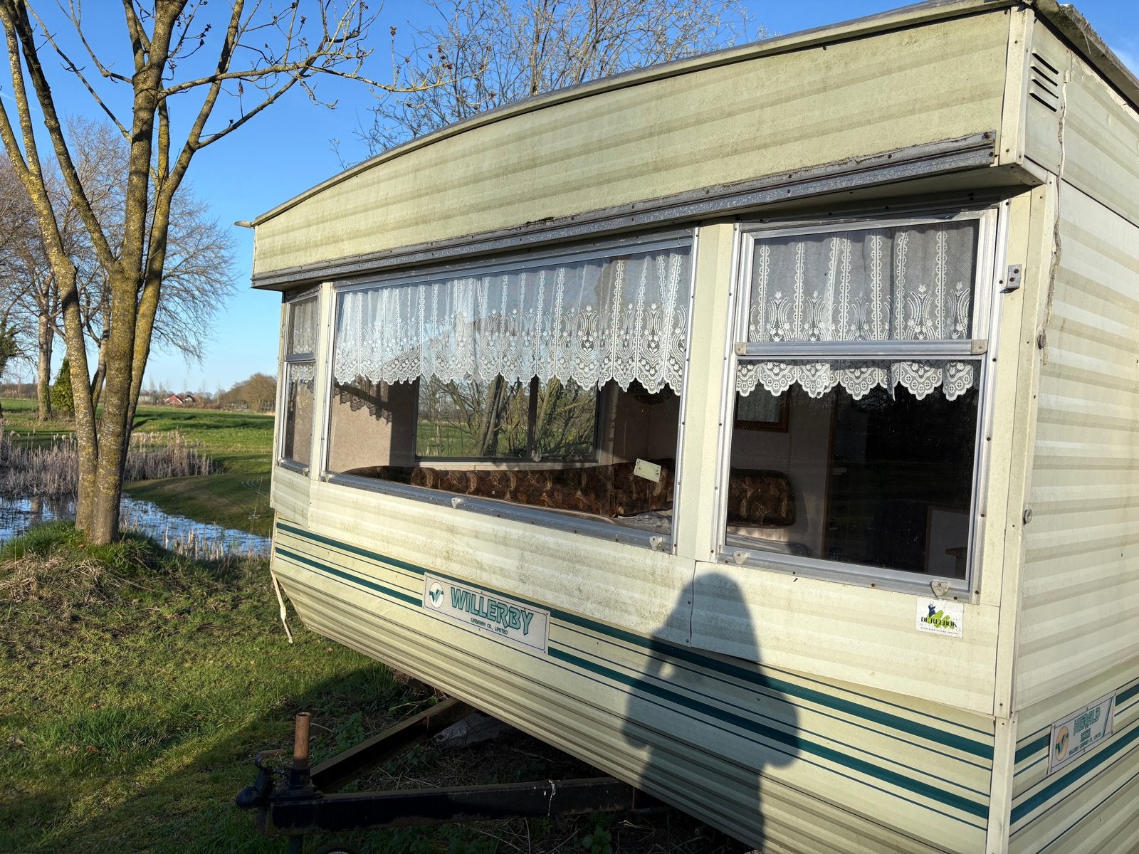 Stacaravan Willerby Herald 32/12 1145/30 gebruikt, Caravans en Kamperen, Tot en met 2