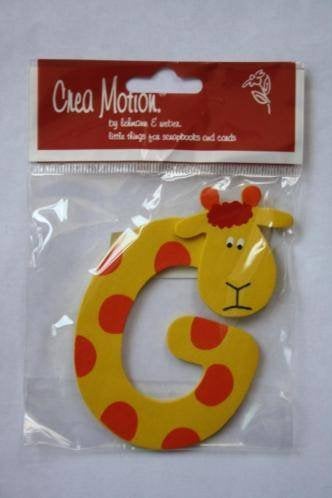 Crea Motion letter G hoog 7,5 cm, Hobby en Vrije tijd, Ophalen of Verzenden, Nieuw, Versiering of Embellishment, Overige merken
