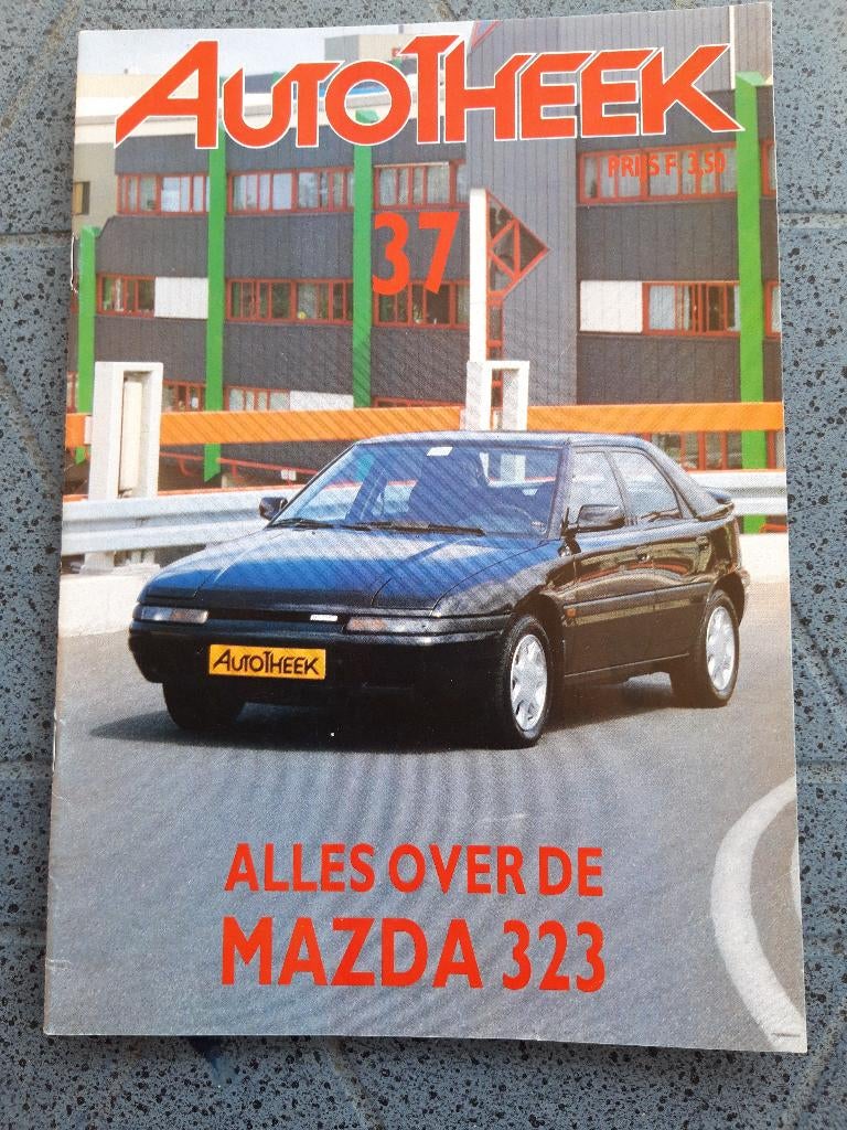 Autotheek 37 sept '90 - alles over Mazda 323, Ophalen of Verzenden, Zo goed als nieuw, Mazda