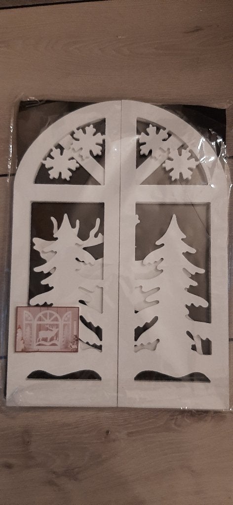 Drieluik kerst, Hout, Nieuw, Ophalen of Verzenden, Landelijk