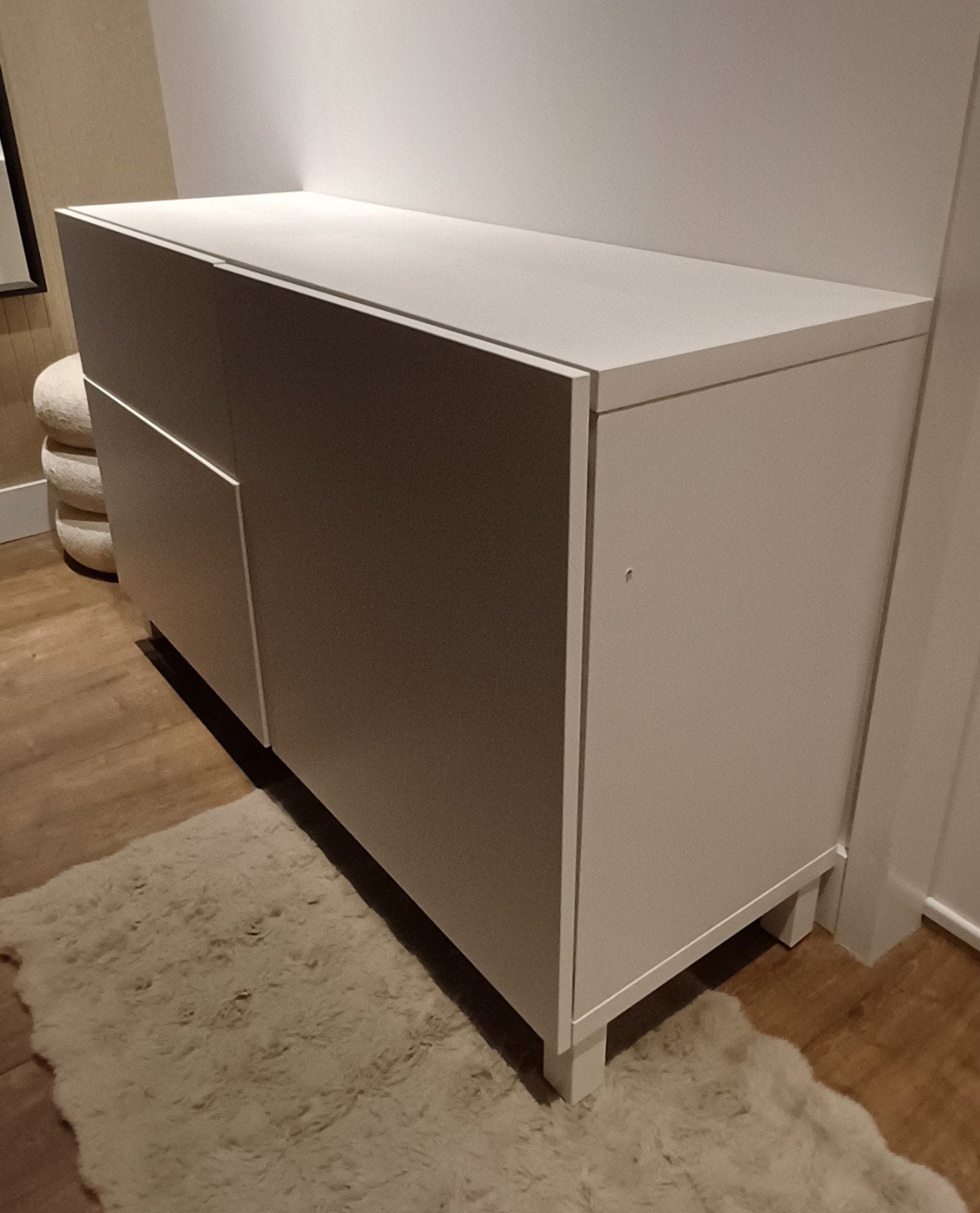 Ikea Besta kast met 2 lades en 1 deur (push to open), Huis en Inrichting, Ophalen, Gebruikt, 100 tot 150 cm, 25 tot 50 cm