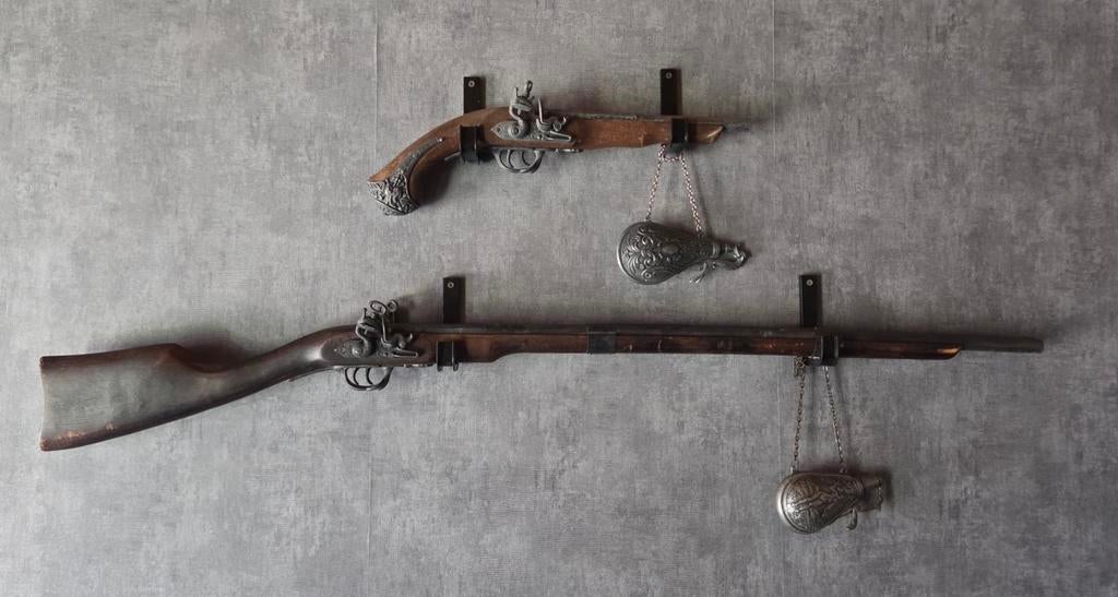 Decoratieve St. Etienne Musket en Pistool Set, Antiek en Kunst, Ophalen of Verzenden