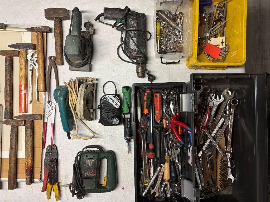 Diverse gereedschappen zie foto s, Doe-het-zelf en Verbouw, Ophalen of Verzenden, Gebruikt