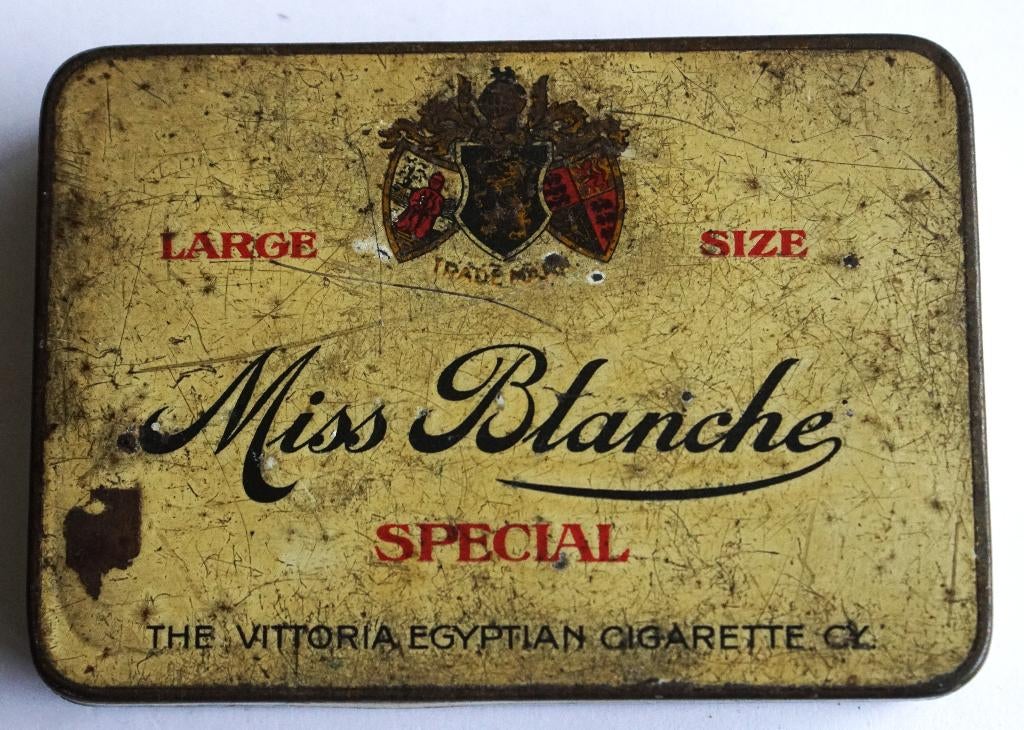 Sigarenblikje Miss Blanche, Ophalen of Verzenden, Gebruikt, Overige typen