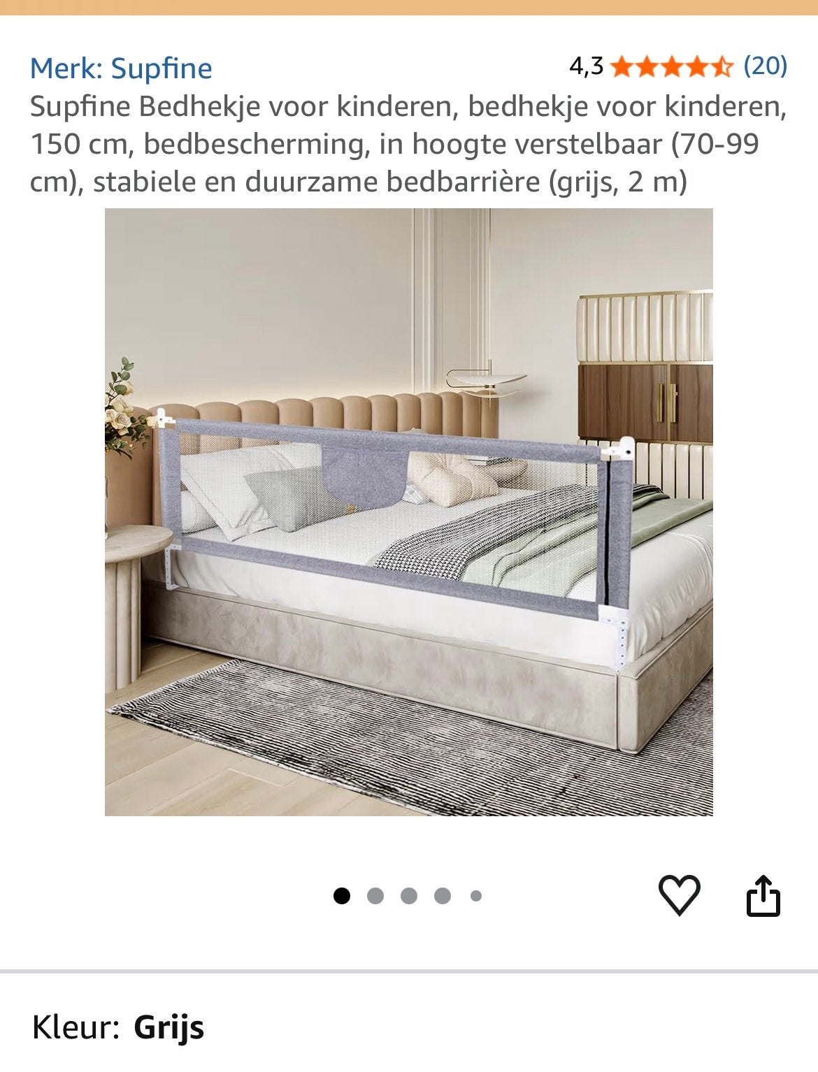 Bedhekje. Handig voor bed of camper., Ophalen of Verzenden, Zo goed als nieuw, Overige typen
