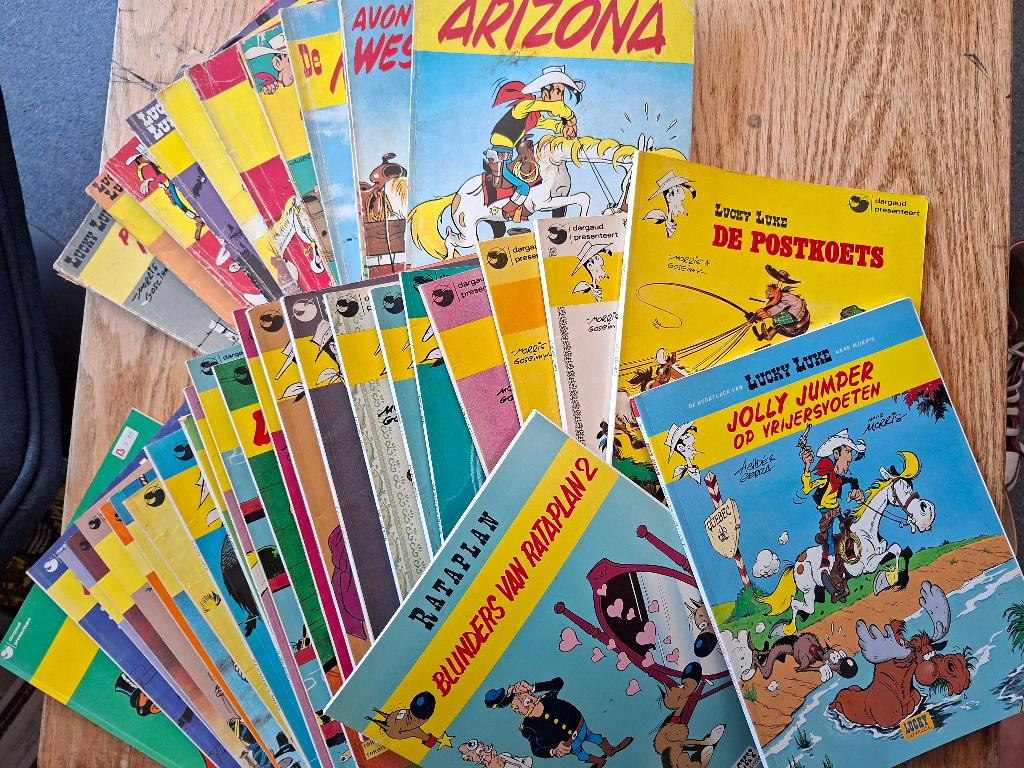 Lucky Luke + Rataplan 36x  reeks ook los te koop of ruil, Boeken, Gelezen, Ophalen of Verzenden, Morris, Meerdere stripboeken