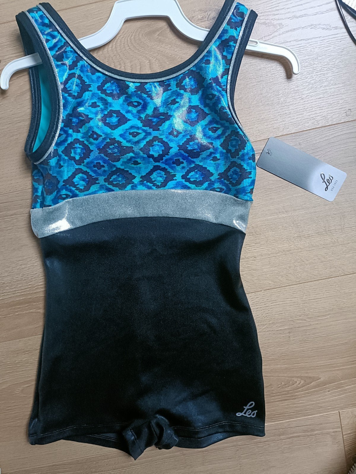 Nieuw Turnpakje met pijpjes - Blauw (Maat CL / 140), Blauw, Nieuw, Turnpak(je), Kindermaat 122 t/m 140